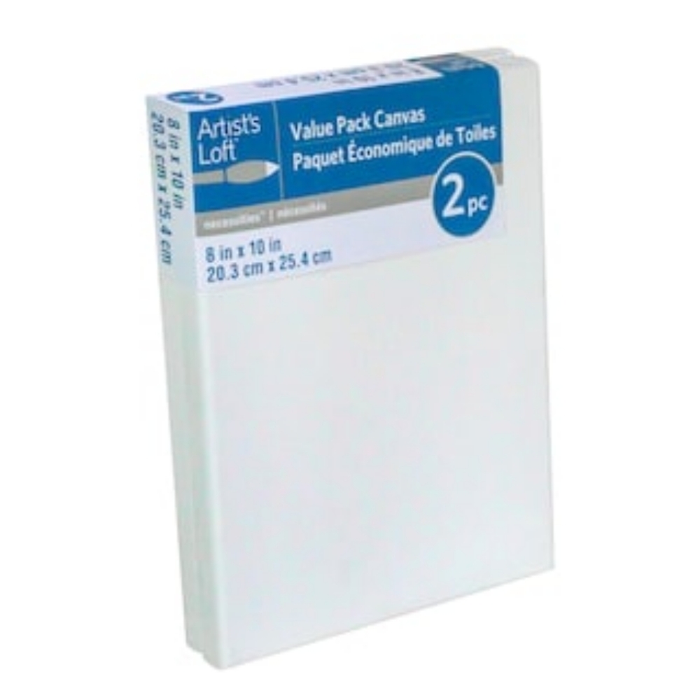 2 Pack of 100% Cotton Canvas - 8x10